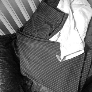 Torrid Sz24S Pinstripe Straight Leg Dress Trouser